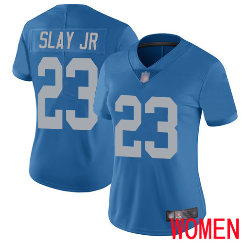 Detroit Lions Limited Blue Women Darius Slay Alternate Jersey NFL Football 23 Vapor Untouchable